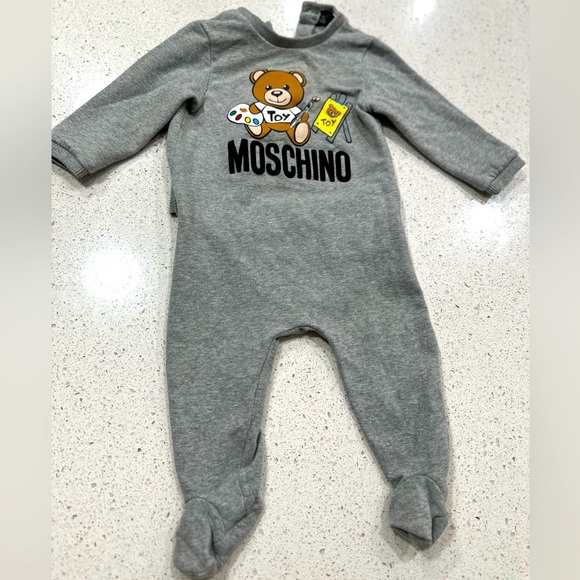 Moschino baby logo onesie